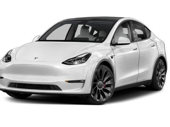 TESLA MODEL Y 2021 5YJYGDEF5MF227095 image